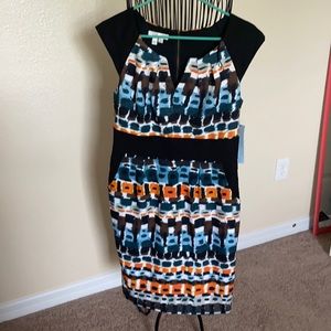 Multi color dress size 10 never worn